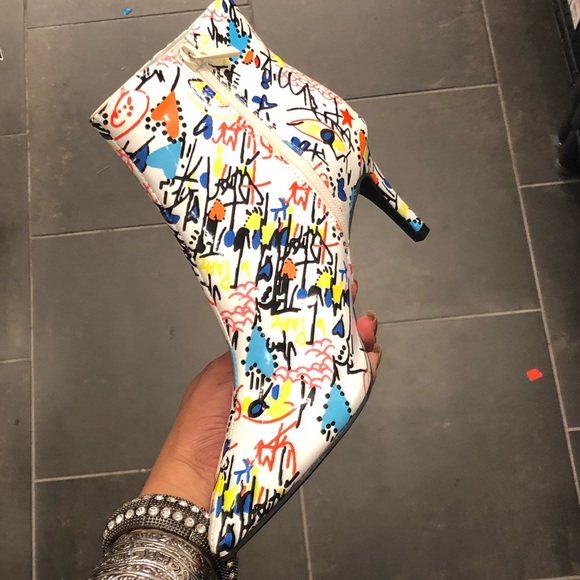 NWT - Art Basel Low Art Graphic Heels - Picture 4 of 5